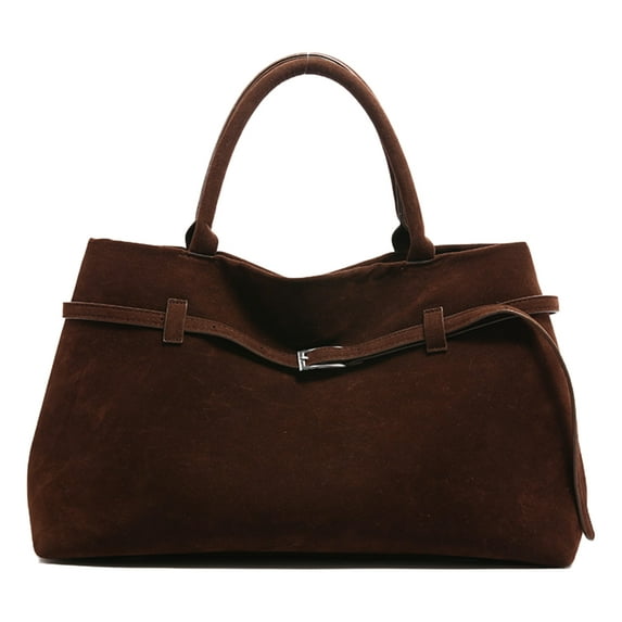 NEXAVKPR Slouchy Bag For Women Spacious Retro Style Top Handle Satchel Shoulder Bag Work Handbag