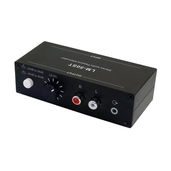 NEXAVKPR Stereo Sound Sound Level Volumes Control Attenuator With Adjustable Output For Home And Studio Use