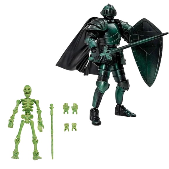 NEXAVKPR T 13 Action Figures Set,Assembly Required T 13 Medieval Knight Action Figures