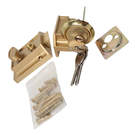 NEXAVKPR Tamper Proof Deadbolts Lock For Door Protecting Feature Stainless Steel