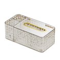 NEXAVKPR Three-compartment Tissue Box with Spring Tissue Box Gold-edged ...
