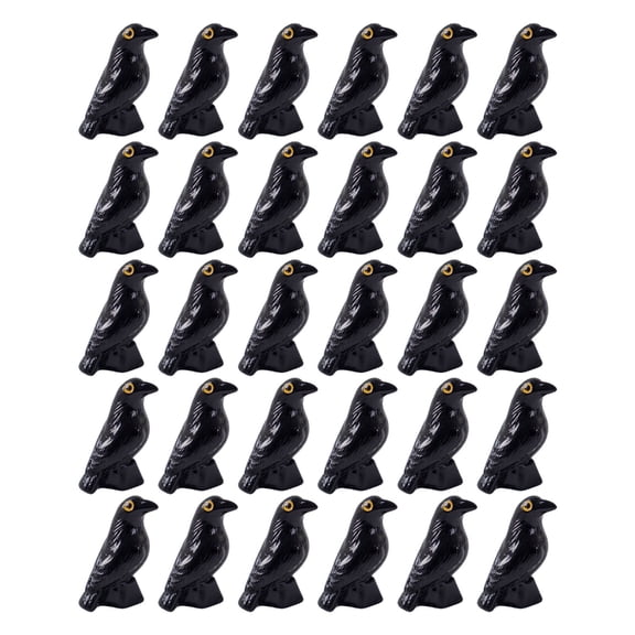 NEXAVKPR Tradition Paintable Rosin Crow Decoration Craft Activity For Holiday Fun
