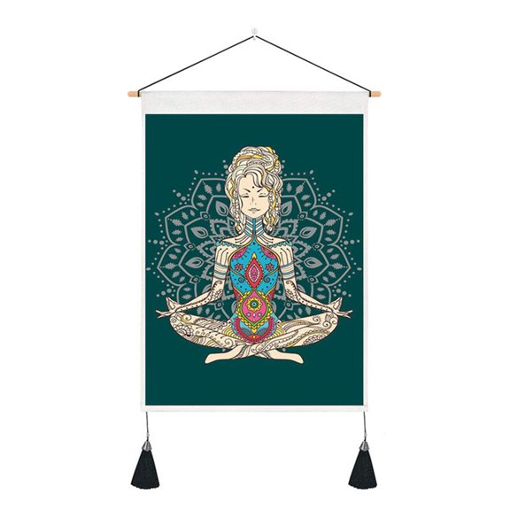 NEXAVKPR Tranquility Space Wall Tapestry In Durability Fabric Perfectly For Gym Or Home