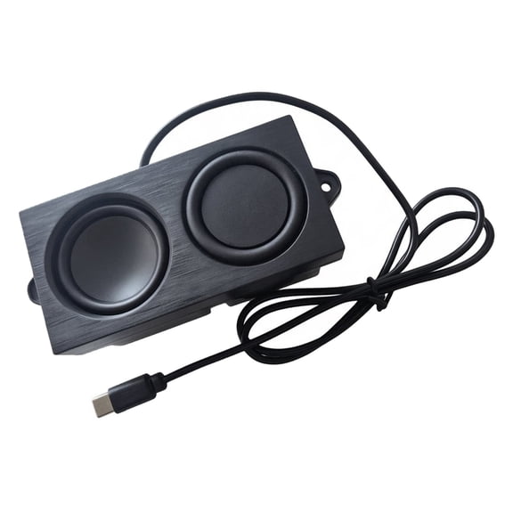 NEXAVKPR Type C Sound Card Speaker With High Fidelities Sound And 5W Loud Output For Phones And Laptops