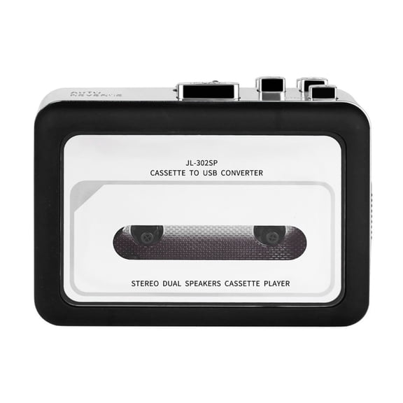 NEXAVKPR USB Cassette Player Music Cassette Player Tape to MP3 Converter PC With Double Speaker For USB Flash Dish