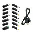 thumbnail image 1 of NEXAVKPR USB to DC5V Power Cable with 14 Adapter Plugs 5.5x21.mm Female for Moon Lamps, 1 of 10