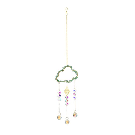 NEXAVKPR Unique Crystal Wind Bells Home Window Decorations Pendants Sun Catcher Crystal Wind Chimes with Sparkling Crystals