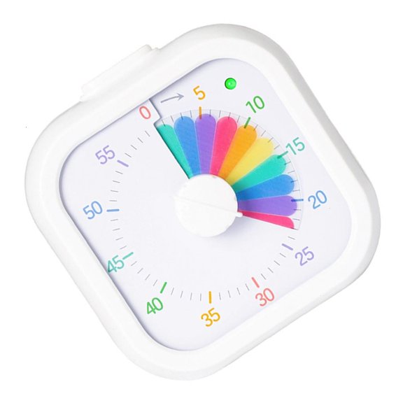 NEXAVKPR Visual Timer 60 Minutes Countdown Suitable for Children and Adults Quiet