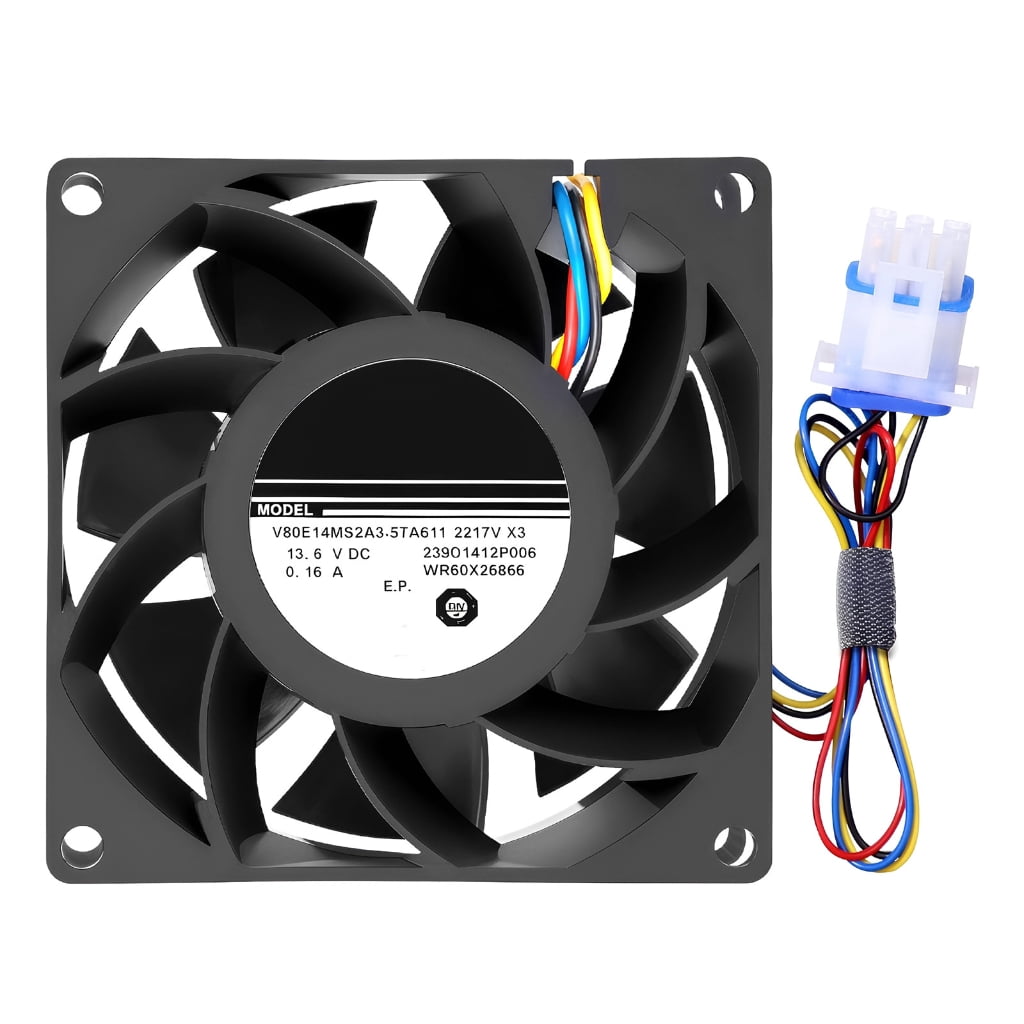 NEXAVKPR WR60X26866 Refrigerator Evaporator Fan Motor 13.6V 0.16A Replacement Metal Composite Rust Resistant For WR60X10356
