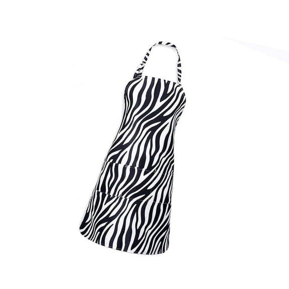 NEXAVKPR Washable Leopard Print Apron Adjustable Neckband Stainproof Protective Wear For Cooking Baking Beauty Salon Services