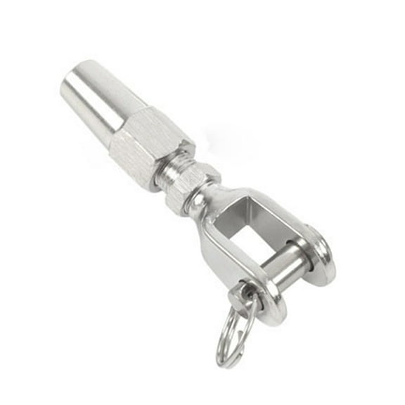 NEXAVKPR Wire Swage Fork Terminal Stainless steel 316 Cable Railing Rope Tensioner Swage
