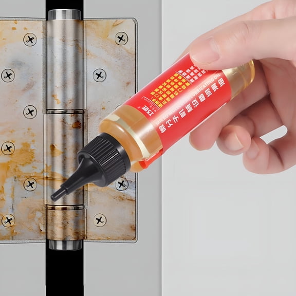 NEXIMO Door Hinge Lubricant Door Lock Hinge Lubricant Penetrating Oil | Oil For Hinges Noise Multipurpose Removal Long Lasting Chain Lube Fix Any Squeak For Fans Bikes Sewing 60ml, for Doors, Locks, Chains, Tools, Motors, Hinges, Casters, Rollers, Latches, Sliding Tracks