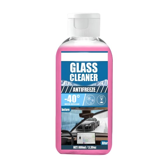 NEXIMO Fast-Acting Car Windshield De-Icer Fluid,Snow Melting Solution,Lubricates Brushes for Clear Driving Vision in Winter Conditions on Highways