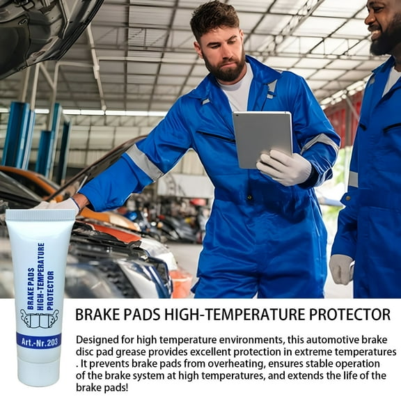 NEXIMO Silicone Brake Lubricant Grease for Automotive Brake Systems, High-Temp Resistant Non-Corrosive Brake Fluid & Assembly Lubricant for Cars, Trucks, Vehicle Maintenance