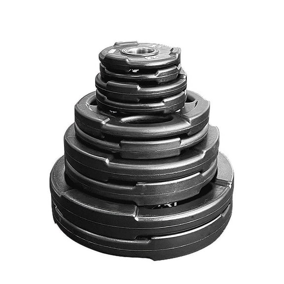 NEXO 175LB Interlocking Urethane Plate Set - Commercial-Grade 175 Pound Set with Olympic 2 Inch Center