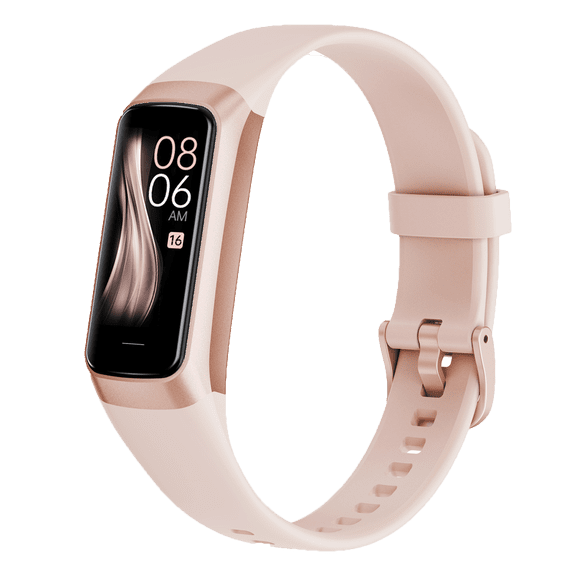 NEXOVA Fitness Tracker Smartwatch AMOLED Screen Multiple Sports Modes 3ATM Waterproof Smart Bracelet Message Notification Call Reminder Pedometer