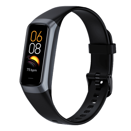 NEXOVA Fitness Tracker Smartwatch AMOLED Screen Multiple Sports Modes 3ATM Waterproof Smart Bracelet Message Notification Call Reminder Pedometer