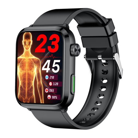 NEXOVA Smart Watch 1.91" Screen SOS Fitness Tracker Message Push Multiple Sports Modes Pedometer