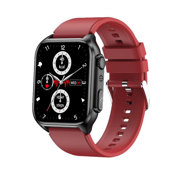 NEXOVA Smartwatch Fitness Tracker 1.96-inch Multiple Sports Modes Pedometer Message Notification IP67 Waterproof