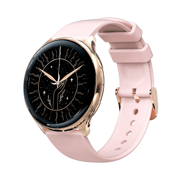 NEXOVA Smartwatch Fitness Tracker 1.39-inch Make/Answer Calls Message Notifications Multiple Sports Modes Pedometer IP67 Waterproof