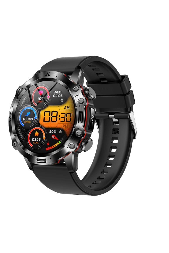 Smartwatch Fitness Tracker 1.43-inch AMOLED Screen Multiple Sports Modes Pedometer Make/Answer Calls Message Notifications IP68 Waterproof