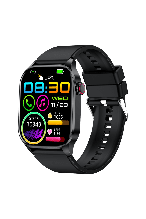 Smartwatch Fitness Tracker 2.01-inch AMOLED Screen Make/Answer Calls Message Notifications Multiple Sports Modes Pedometer IP68 Waterproof