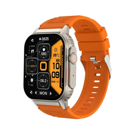 NEXOVA Smartwatch Fitness Tracker 2.01-inch Multiple Sports Modes Pedometer Make/Answer Calls Message Notification IP67 Waterproof