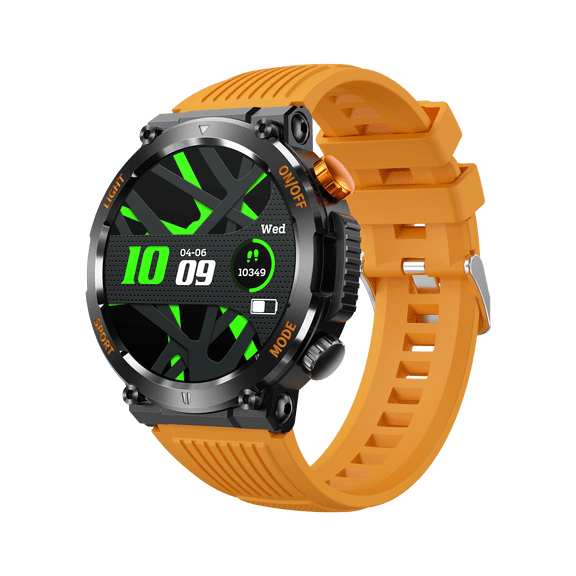 NEXOVA Smartwatch Fitness Tracker Compass 1.46-inch Multiple Sports Modes Pedometer Make/Answer Calls Message Notification IP67 Waterproof