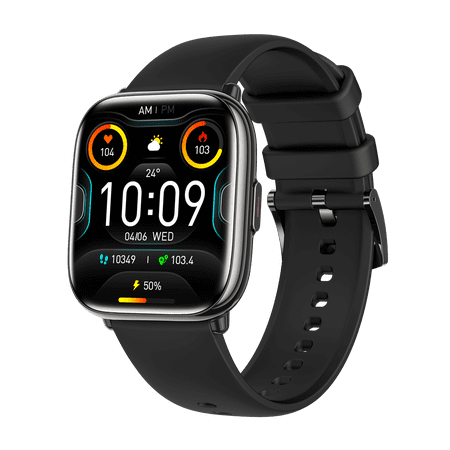 NEXOVA Smartwatch Fitness Tracker Compass 1.75-inch AMOLED Screen Multiple Sports Modes Pedometer Make/Answer Calls Message Notifications IP68 Waterproof