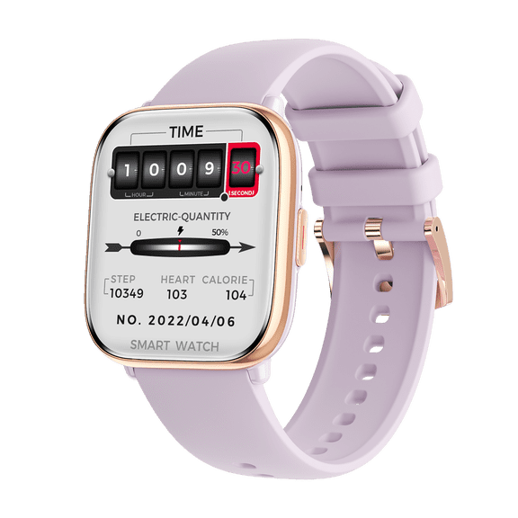 NEXOVA Smartwatch Fitness Tracker Compass 1.75-inch AMOLED Screen Multiple Sports Modes Pedometer Make/Answer Calls Message Notifications IP68 Waterproof