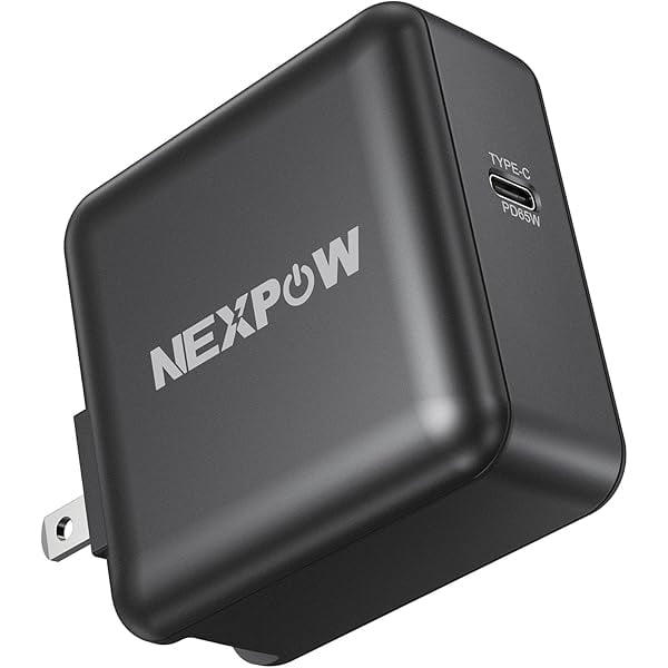NEXPOW 65W USB C Wall Charger, Fast Charger Block, PD Type C Power Adapter fit for AP1/G17 S40/X7
