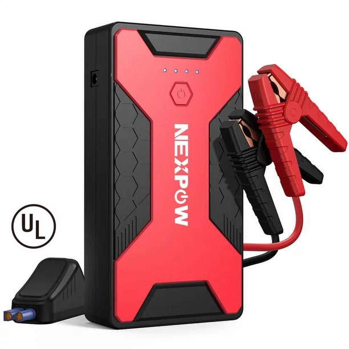 NEXPOW Battery Jump Starter, 1500A Peak 12800mAh Car Jump Starter (up