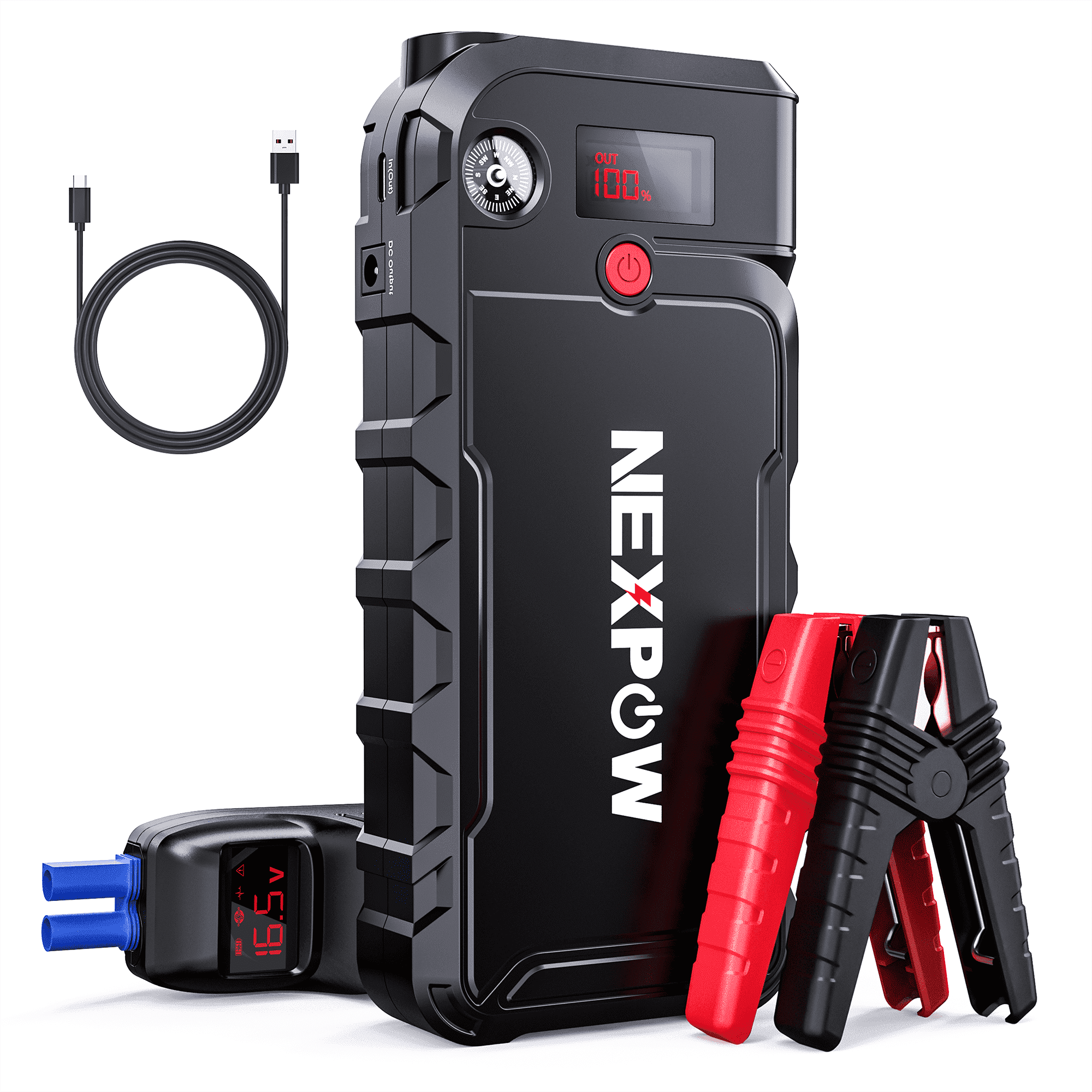 AVAPOW Battery Jump Starter, 3000A Peak 23800mAh, 12V Portable Car