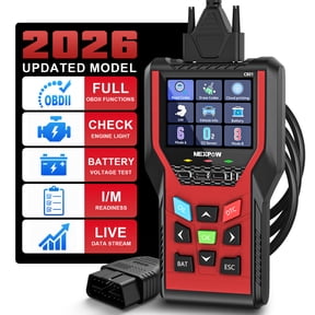 NEXPOW OBD2 Scanner, Diagnostic Code Reader for Check Engine Light, Oil Reset, EPB Reset, Scan Tool for All OBDII Cars 1996+