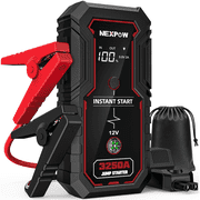 NEXPOW 3250A Car Jump Starter, 12V Battery Jump Box for 9.0L Gas/6.5L Diesel Engines, 20000mAh Battery Booster Pack Power Bank with LED Light