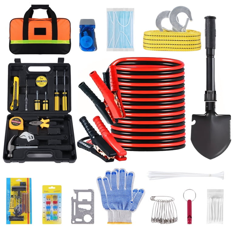 Nexpow Emergency Car Kit, Roadside Assistance Kit with Jumper