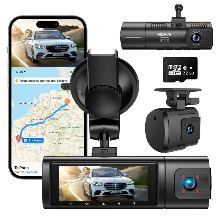 Taxi Drivers Taxi Uber Dual Dash Cam NEXPOW Dash Cam Front And