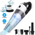 thumbnail interactive-video image 1 of NEXPOW Cordless Handheld Vacuum, 10000Pa Wet Dry Car Vacuum Cleaner, 50Min Runtime 7800mAh, LED Light & Charger, 1.9lb Lightweight for Home Car Pet Hair, 1 of 14