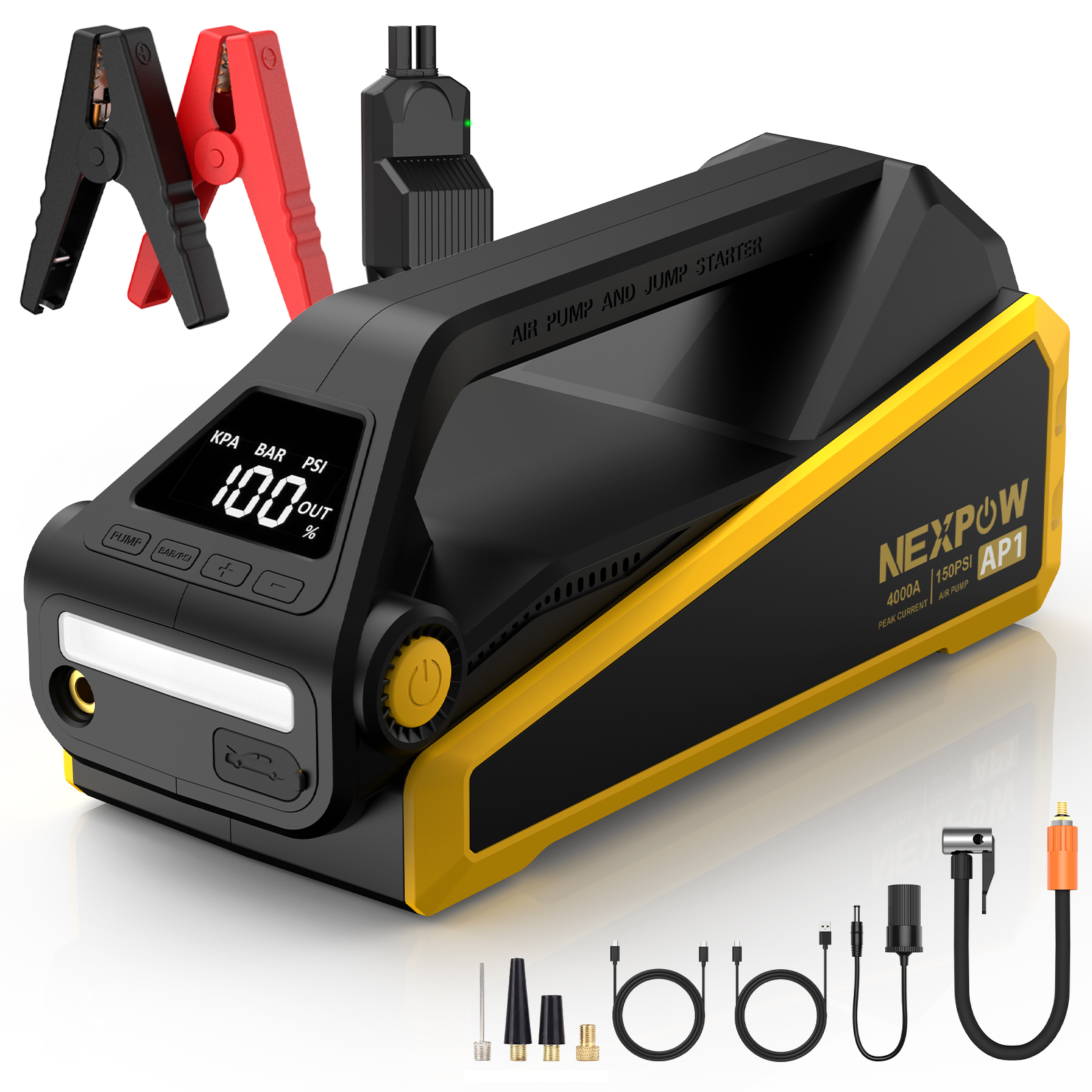 STANLEY Fatmax 700/350 Amp Jump Starter with 120 Psi Compressor