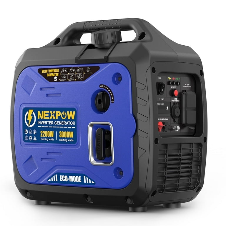 NEXPOW 3000W Portable Inverter Generator, Gasoline Power