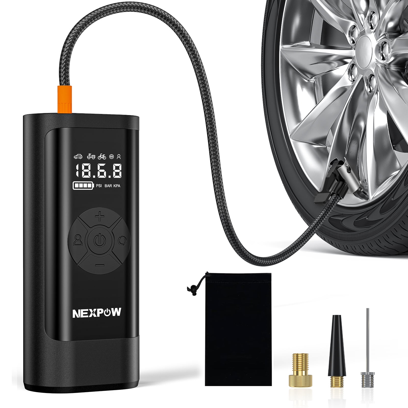 battery powered car tire air pump