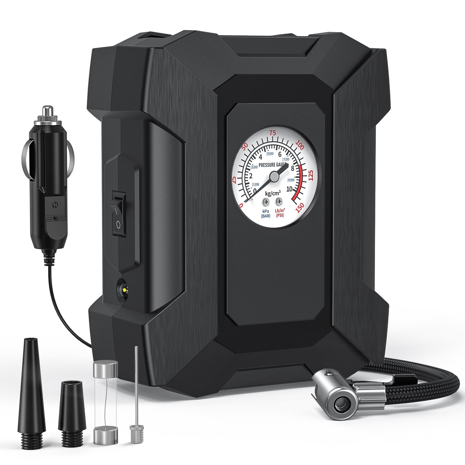 Compresseur d'air/gonfleur de pneus ultra-silencieux MotoMaster, 12 V, 3  minutes, 25 secondes