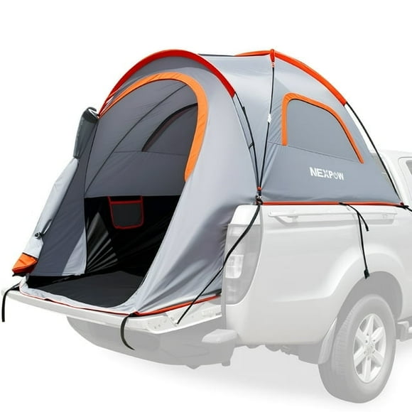 NEXPOW Truck Bed Tent for Camping, Pickup Truck Tent 5-5.5 ft beds fit for 2 Adults, Truck Camping Tent with Waterproof Rainfly