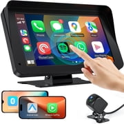 NEXPOW Wireless Carplay Screen, 7 Car Play Screen & Stereo Fit for Android Auto and Apple CarPlay - Multimedia Player, Bluetooth, for Car, Trucks, SUV New