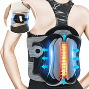 NEXPURE Back Brace for Lower Back Pain - Immediate Relief for Sciatica, Herniated Disc, Scoliosis for Home & Work, Men & Women (One Size)