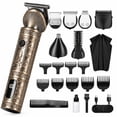 thumbnail image 1 of NEXPURE Beard Trimmer for Men, All-in-One Grooming Kit T-Blade Trimmer, Cordless Hair Clippers, Rechargeable Shaver for Beard, Mustache, Nose, Ear and Body, 1 of 10