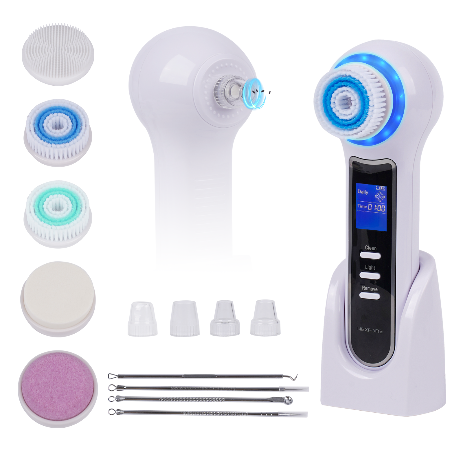 Silicone Facial Cleansing Brush Pad,Face Scrubbers Exfoliator Brush, Scrub Scrubby Pore