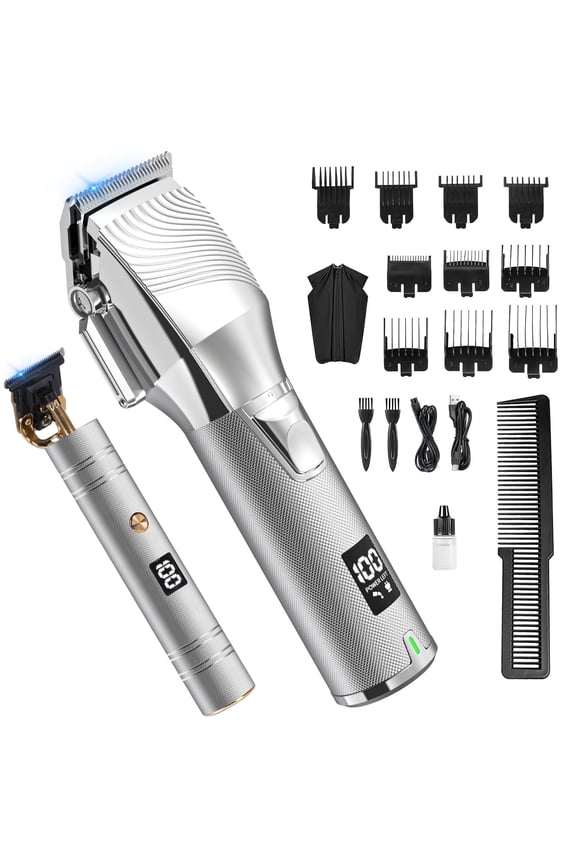 Hair Clippers,Cordless Beard Trimmer for Men,LCD Display Hair Clippers and Trimmer Sets,Haircut Beauty Kit for Men