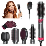 NEXPURE Hair Dryer Brush Set, 1" 5 in 1 Hot Air Brush, Drying, Volumizer Hair Styling Tools, Gray