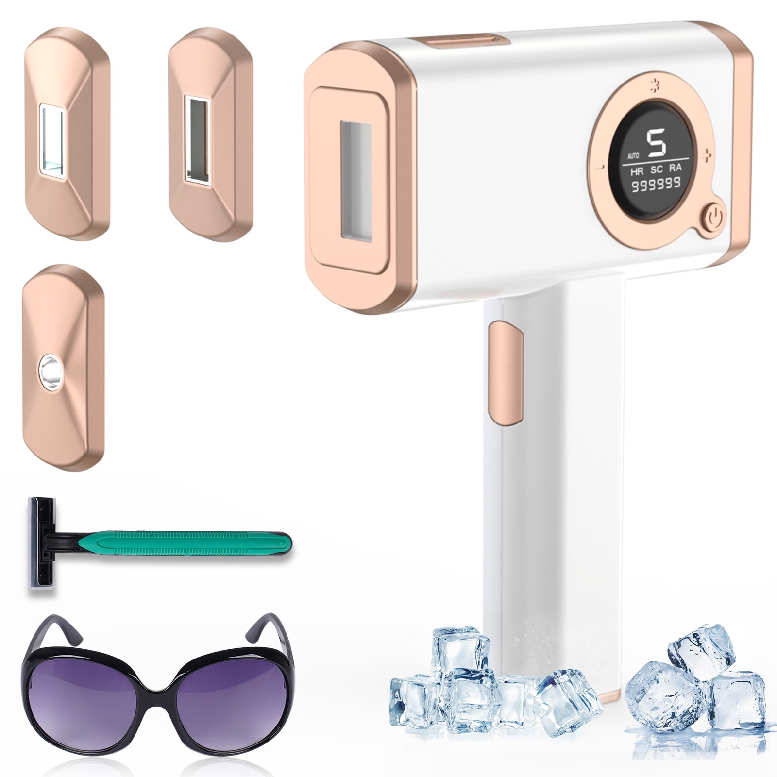 NEXPURE IPL Laser Hair Removal Device, Permanent Painless for Women and